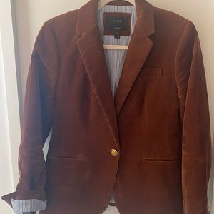 JCrew Campbell corduroy blazer. Brown / tobacco color